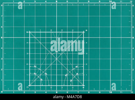 Marker Board Design-Arbeit, close-up durchführen Stockfoto