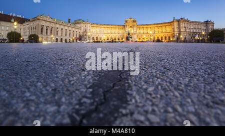 Die berühmte Nationalbibliothek in Wien Österreich Stockfoto