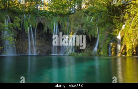 Nationalpark Plitvicer Seen, Kroatien. UNESCO-Weltkulturerbe. Stockfoto