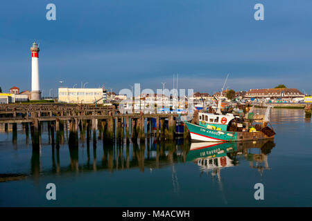 La Tranche-sur-Mer (Normandie, Frankreich): Der Hafen (nicht für Postkarte Produktion verfügbar) Stockfoto