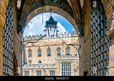 Universität von Durham, in der Burg in der Nähe der Kathedrale; dritte älteste Universität in England, Stockfoto