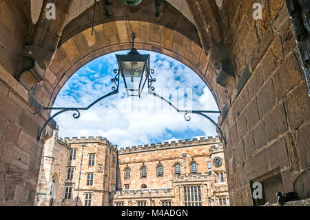 Universität von Durham, in der Burg in der Nähe der Kathedrale; dritte älteste Universität in England, Stockfoto