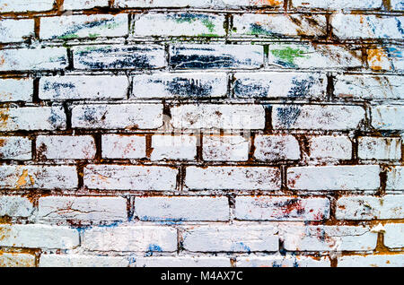 Abstrakte farbenfrohe Wand Textur und Hintergrund. Stockfoto