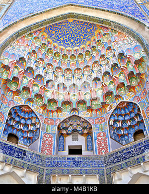 Abdulaziz Khan Medrese in Buchara Stockfoto