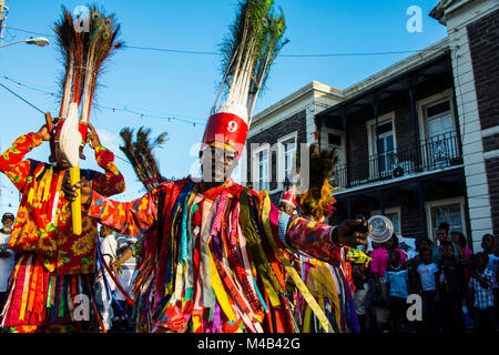 Karneval in Basseterre, St. Kitts und Nevis, Karibik Stockfoto