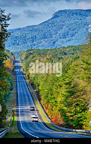 Landschaften in der Nähe von See Jocassee und Tabelle Rock Mountain South Carolina Stockfoto