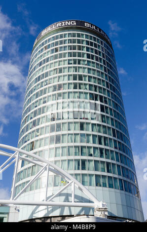 Bullring Shopping Centre in Birmingham und die Rotunde Stockfoto