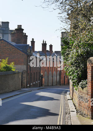 Gassen von Windsor Castle Stockfoto