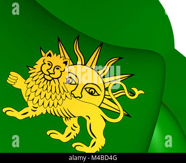 Flagge der Safavid Dynastie Stockfoto
