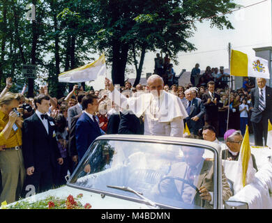 Papst Johannes Paul II.; Polen; Karol Wojtyla; Giovanni Paolo II; der hl. Johannes Paul II; San Giovanni Paolo II; Papa; Papst; Banca Dati Archivio Storico Felici Stockfoto