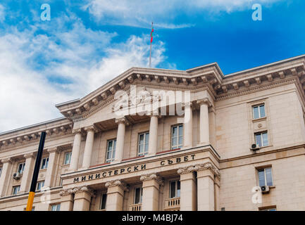 SOFIA, Bulgarien - Januar 03: Ministerium für Auswärtige Angelegenheiten der Republik Bulgarien auf Serdika Square, am 03 Januar, 2017 in Sofia, Bulgarien Stockfoto