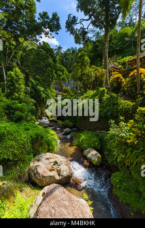 Ganung Kawi Tempels in Insel Bali - Indonesien Stockfoto