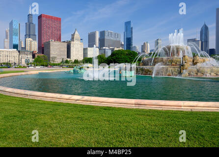 Skyline von Chicago Stockfoto