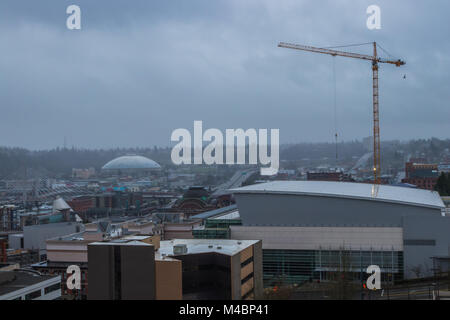 Tacoma Landschaft im Winter Stockfoto