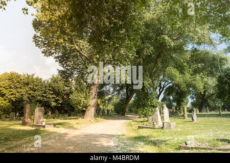 Warstone Lane Friedhof, das Jewellery Quarter von Birmingham, England Stockfoto