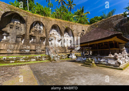 Ganung Kawi Tempels in Insel Bali - Indonesien Stockfoto