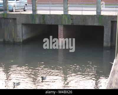 Alten Kanal Louth Lincolnshire Stockfoto