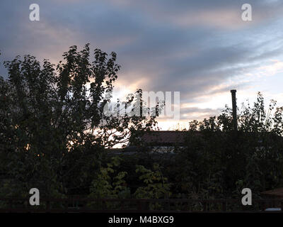 Sonne über Harlekin Antrieb Mablethorpe Lincolnshire Stockfoto