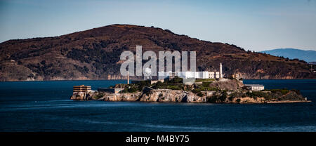 Insel Alcatraz in der Nähe von San Francisco in den USA Stockfoto