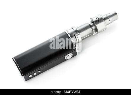 elektronische Zigarette isoliert auf weißem Hintergrund Stockfoto
