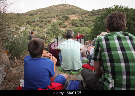 Storytelling Festival in Kea (Tzia) Insel, Ägäis, Griechenland Stockfoto