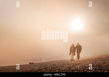 Paar am Strand Stockfoto