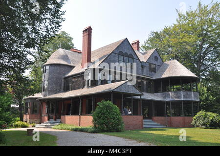 Isaac Bell House in Newport, Rhode Island Stockfoto