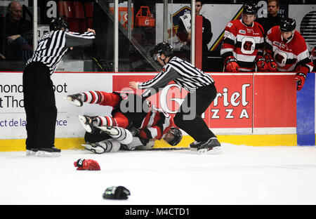 Grand Ski Gatineau Vs OTTAWA 67 s Stockfoto