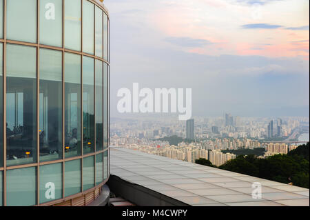 Seoul stadtbild am Abend aus N Seoul Tower View Point. Seoul Korea Stockfoto