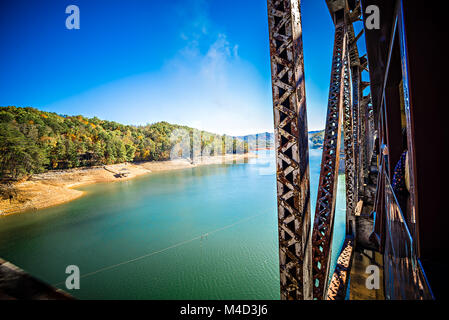 Great Smoky Mountains um Bryson City und Fontana See Stockfoto