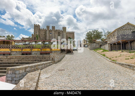 Mittelalterliche Burg in der portugiesischen Dorf Obidos Stockfoto