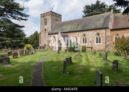 St. Leonard's Kirche, Priors Marston, Warwickshire, England. UK. Stockfoto