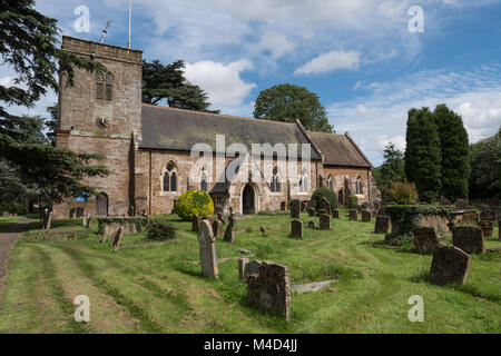 St. Leonard's Kirche, Priors Marston, Warwickshire, England. UK. Stockfoto