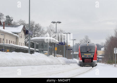 Regionalzug der Deutschen Bahn modernisiert Stockfoto