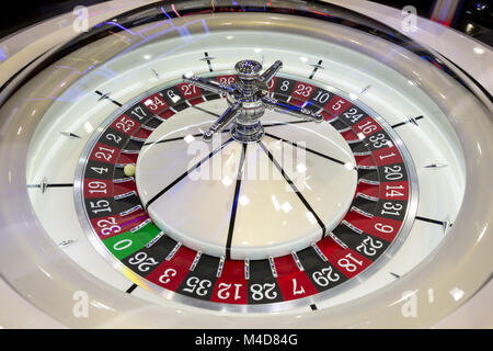 Roulette im Casino modernen Stockfoto