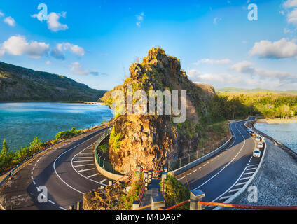 Maconde View Point. Mauritius. Panorama Stockfoto