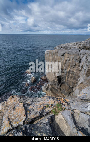 Ein Blick auf die Klippe in Doolins Bay Stockfoto