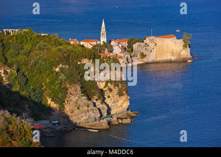 Altstadt von Budva Montenegro Stockfoto