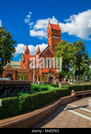 Belarus, Minsk, Kirche St. Simon und Helen Stockfoto