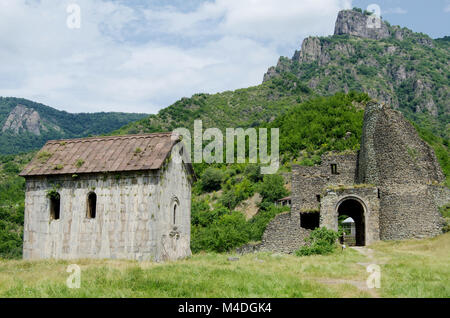 Die Akhtala Festung - Kloster 10. Jahrhundert befestigten Georgischen Stockfoto