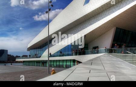 High Dynamic Range Bild der Architektur in Amsterdam Stockfoto