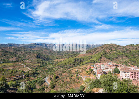 Das Dorf Torroja del Priorat, Katalonien, Spanien Stockfoto