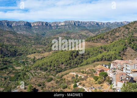 Das Dorf Torroja del Priorat, Katalonien, Spanien Stockfoto