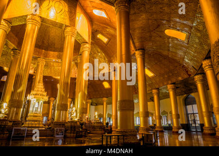 In Swe Taw Myat (Buddha Zahns) Pagode Yangon Myanmar Stockfoto