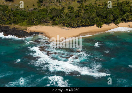 Luftaufnahme der Insel Sainte Marie, Madagaskar Stockfoto