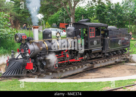 Alten Bahnhof (Maria Fumaca) in Manaus, eine Kolonialstadt Stockfoto