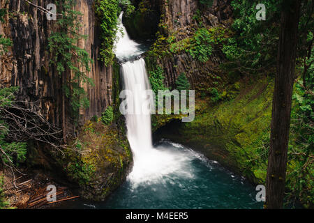 Toketee Falls, Douglas County, Oregon, Usa Stockfoto