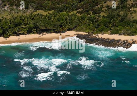 Luftaufnahme der Insel Sainte Marie, Madagaskar Stockfoto