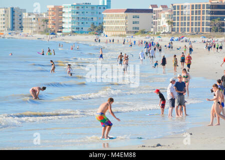 Madeira Beach am Golf von Mexiko Stockfoto