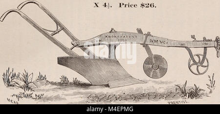 Jährliche beschreibende und illustrierte Katalog der echten Wethersfield Garten und landwirtschaftliches Saatgut, landwirtschaftliche Geräte, Maschinen, usw. - 1874 (1874) (18420698382) Stockfoto